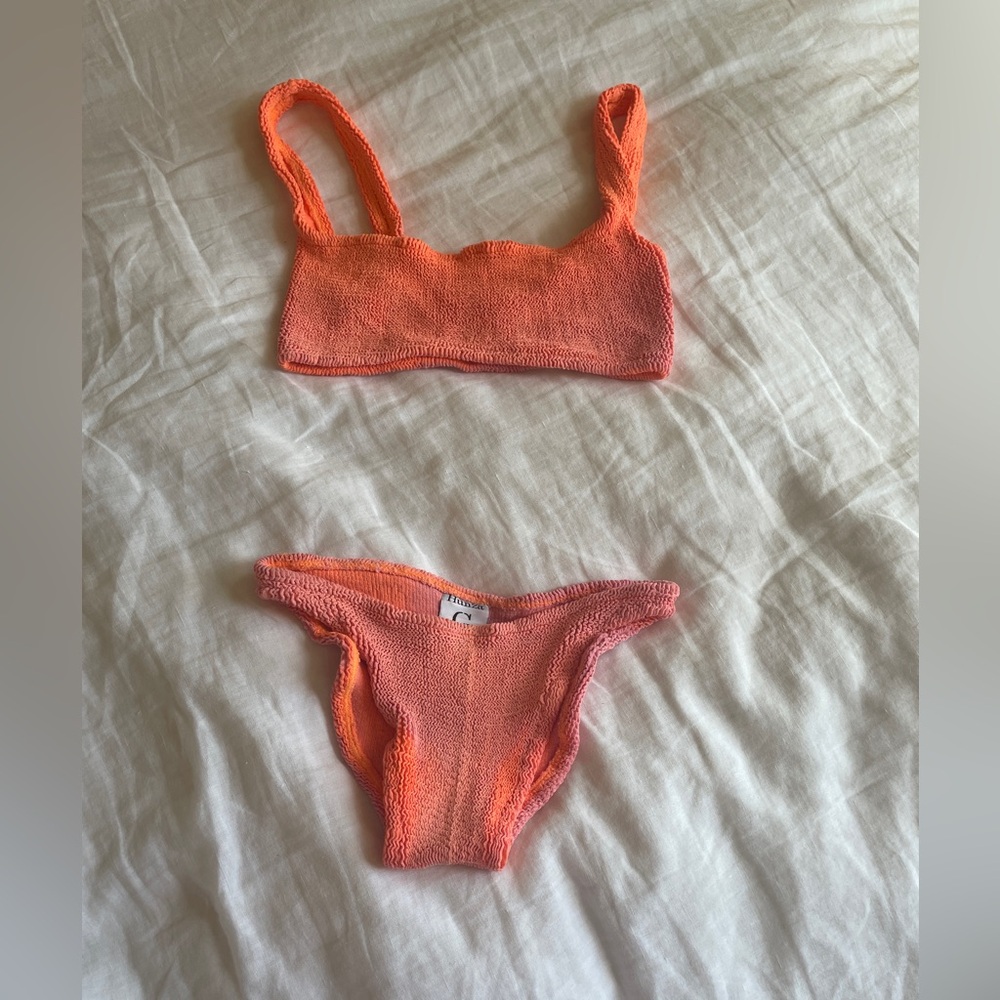 Hunza G orange 2 piece
